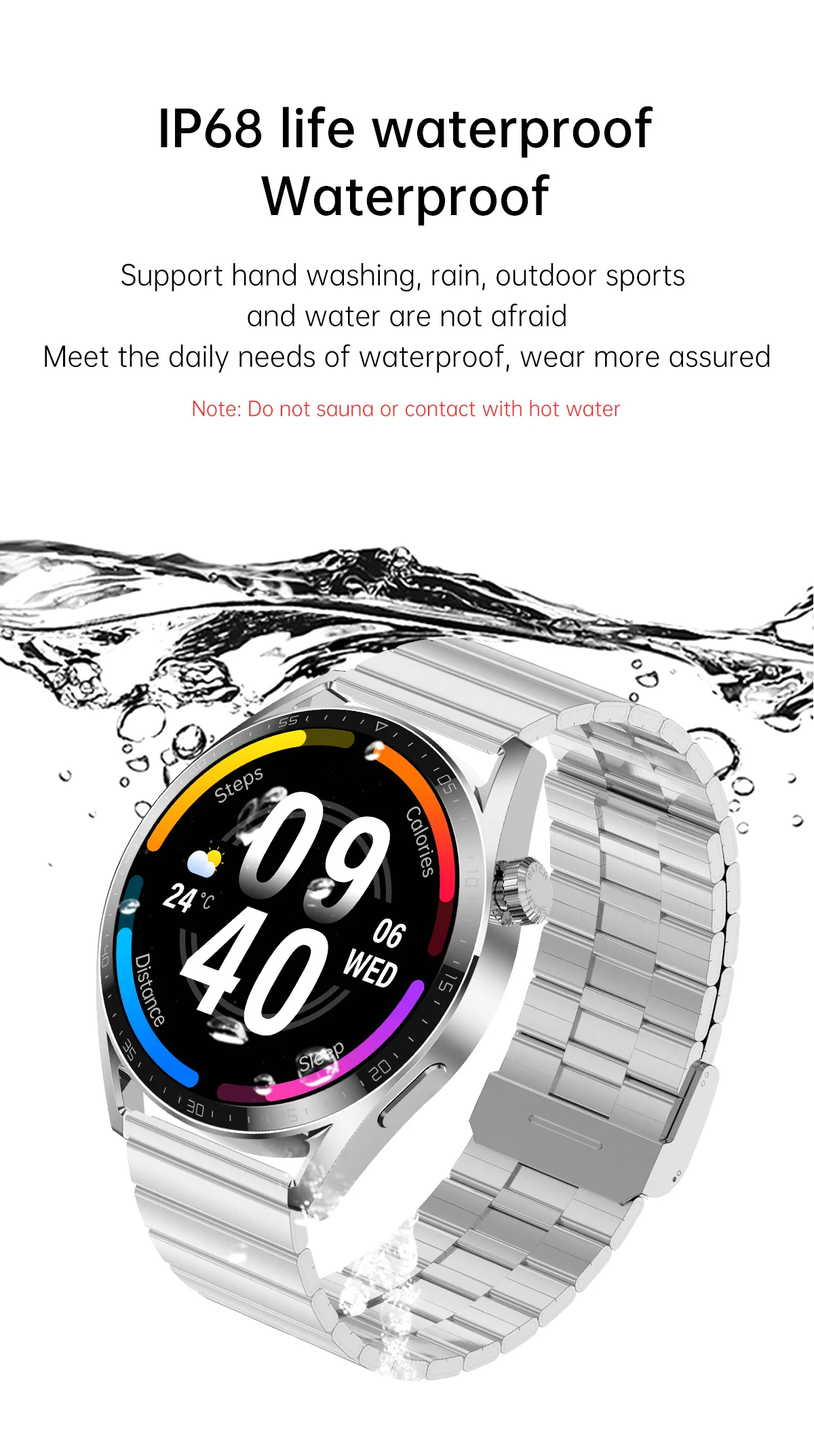 2022 NEW HK3 Plus Smart Watch Men NFC Bluetooth Call Music Rotary Button Wireless Charging IP68 SmartWatch for Women PK HUAWEI