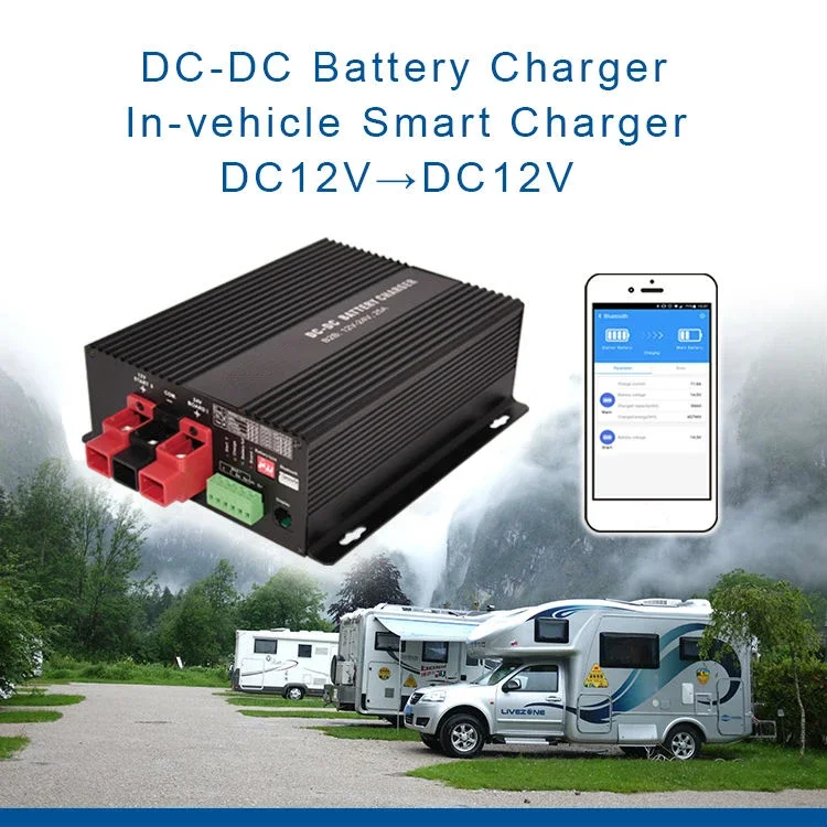 Фото Умное зарядное устройство DC-DC 12 В 30 А с усилителем и поддержкой Bluetooth №4
