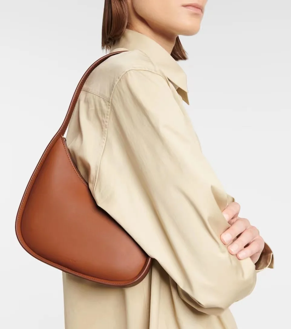 

2023 сумки для женщин, роскошная сумка из первого слоя воловьей кожи, дамская сумочка в форме полумесяца, миниатюрная сумка для подмышек, женс...