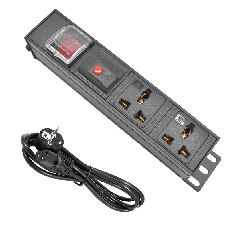 

Удлинитель питания PDU, универсальная розетка с выходом, защита от перегрузки, штепсельная вилка стандарта Великобритании, США, Австралии, ЕС