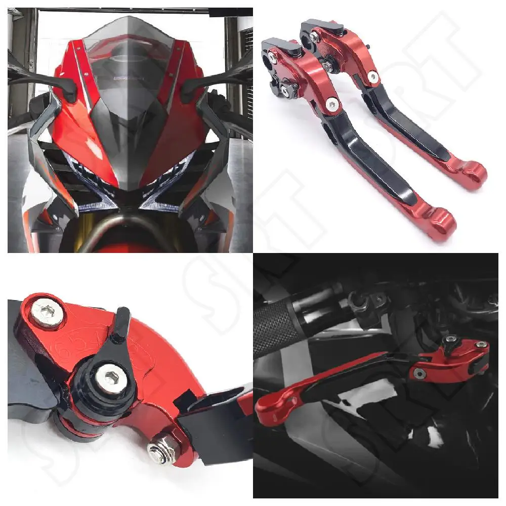 

Fits for Honda CBR1000RR CBR 1000RR FIREBLADE SP ABS 2008-2021 Motorcycle Adjustable Folding Extendable Brake Clutch Levers