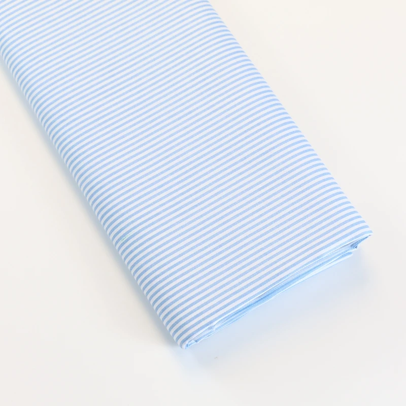 Красочная полосатая саржевая ткань из чистого хлопка для шитья своими руками