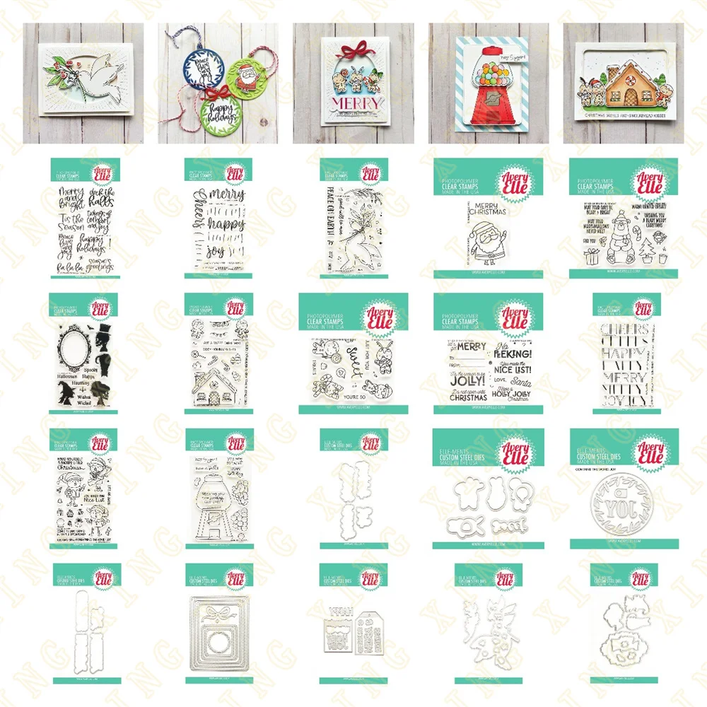 

Gingerbread Kisses Metal Cutting Dies Stamps Stencil for Scrapbooking Album Decoration Craft for DIY Greeting Card Making 2023