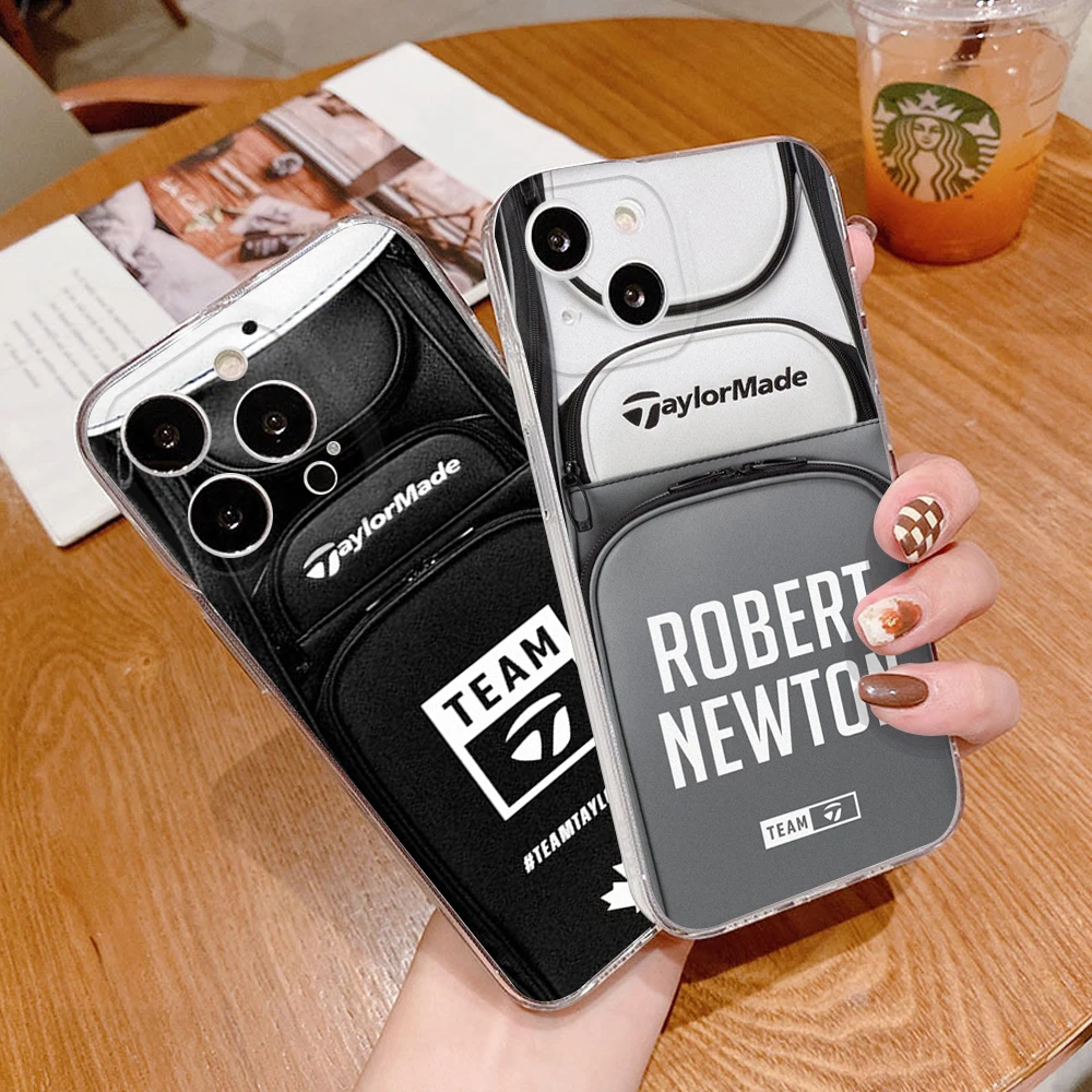 

Taylor-Made Golf Phone Case for Transparent iPhone14 13 11 12 pro XS MAX Mini 8 7 Plus X SE XR 14pro Silicone Cover