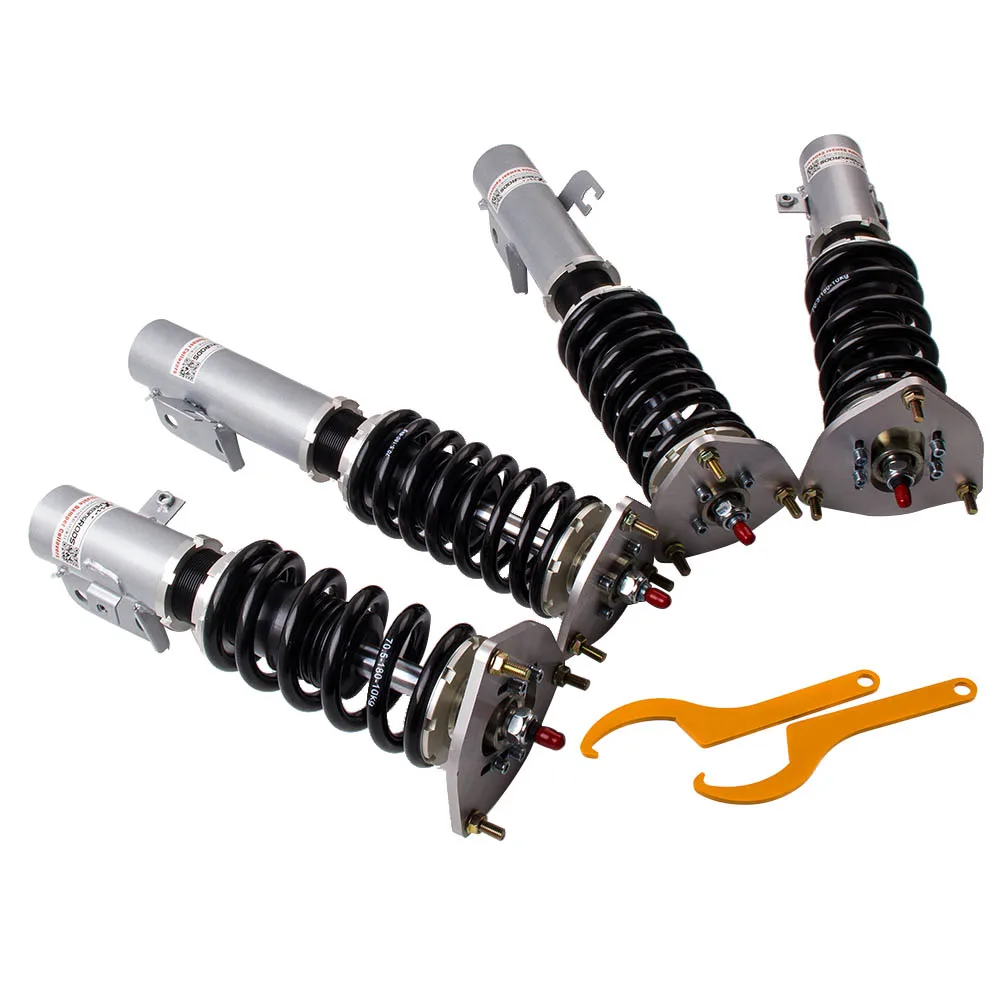 

Coilovers Coil Springs Shocks Strut For Subaru Impreza WRX GC8 93-01 Adj. Damper Shock Absorbers Struts Front Rear Camber Plate