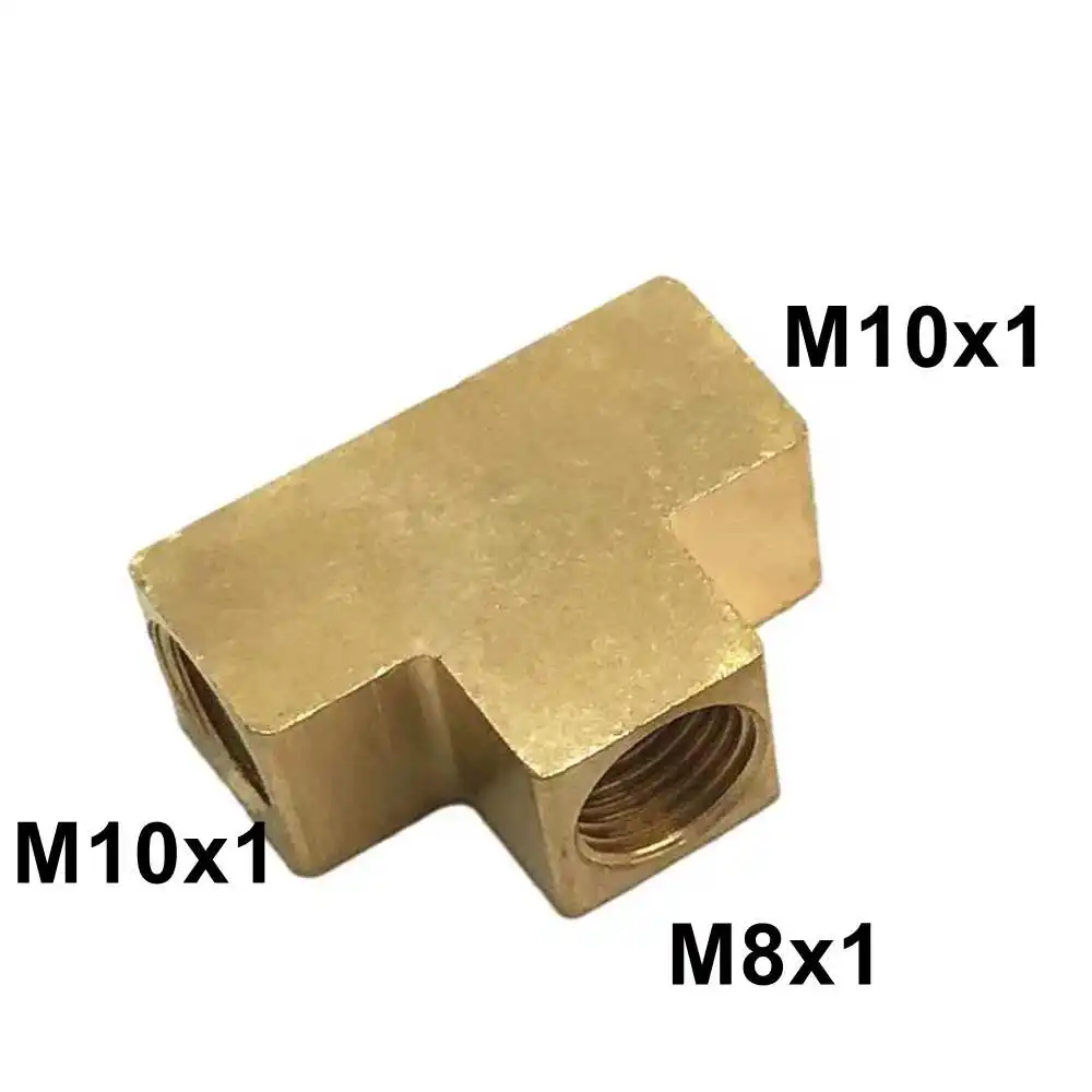 

Латунный тройник M8x1 M10x1 1/8 BSP