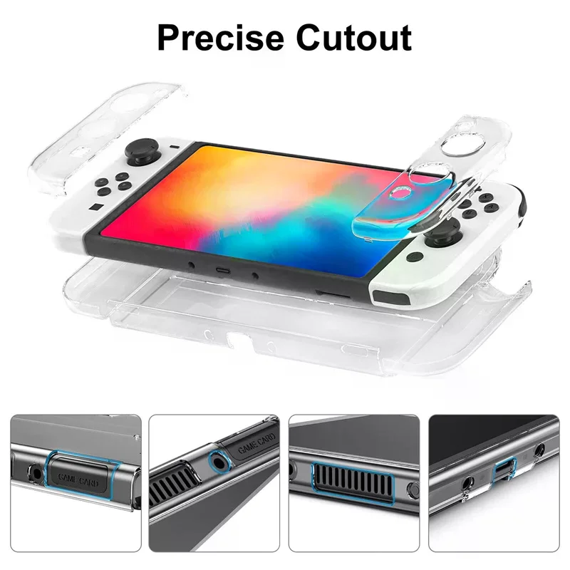 Комплект аксессуаров 13-в-1 для Switch OLED, защитный чехол для переноски с защитной пленкой из закаленного стекла (art.: 3920db3bbf0d9) - 3920db3bbf0d9