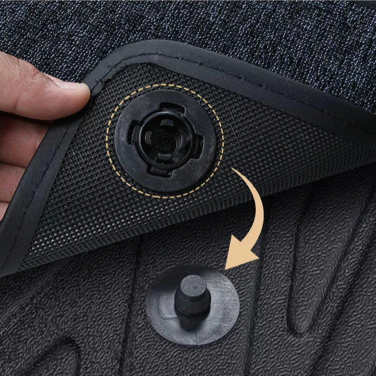 Фото Для Geely Galaxy E5 EX5 2025 2026: Комплект автомобильных ковриков из TPE с полным покрытием, без запаха, для защиты порогов, сверхпрочные №4