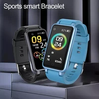 2021 new c2 plus smart watch for men women 1 14 inch blood pressure heart rate monitor bracelet fitness sport smartwatch