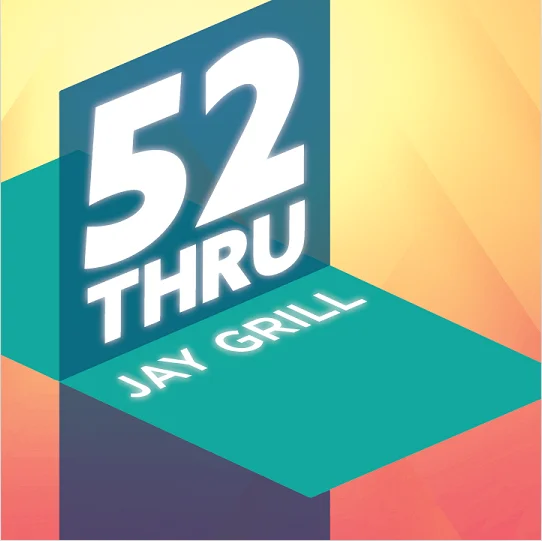 

52 Thru By Jay Grill Card Magic Tricks Gimmick Magician Beginner Street Magic Props Illusions Card Through The Top