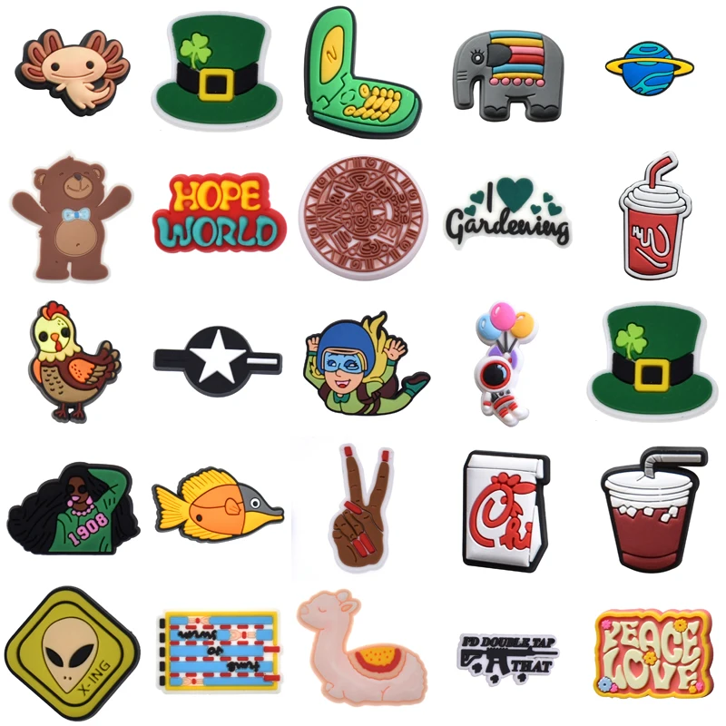 

Kids Para Pins Boy Wholesale Bulk Decorations for Crocs Girl Women Charm Gifts Men Set Jeans Shoes Accessories Shoe Charms Packs