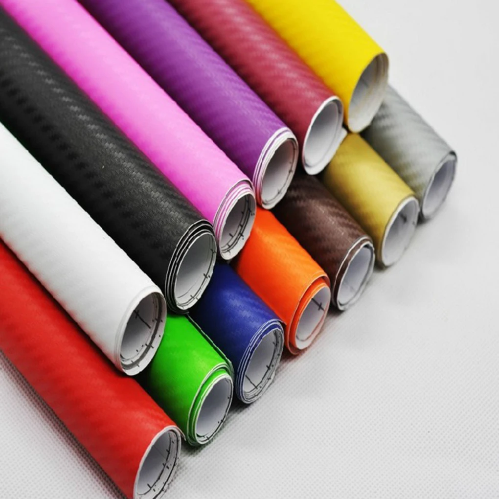 

3D наклейка на автомобиль, текстура из углеродного волокна, декоративная пленка на автомобильный интерьер, внешний корпус