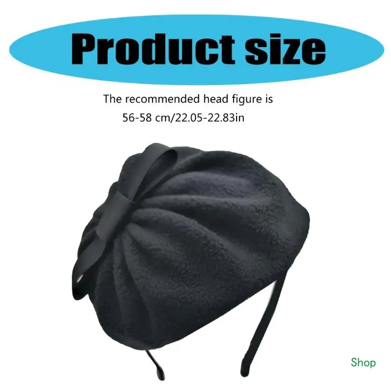 Прямая поставка 1920-х годов нежный головной убор с бантом для женщин хлопушками