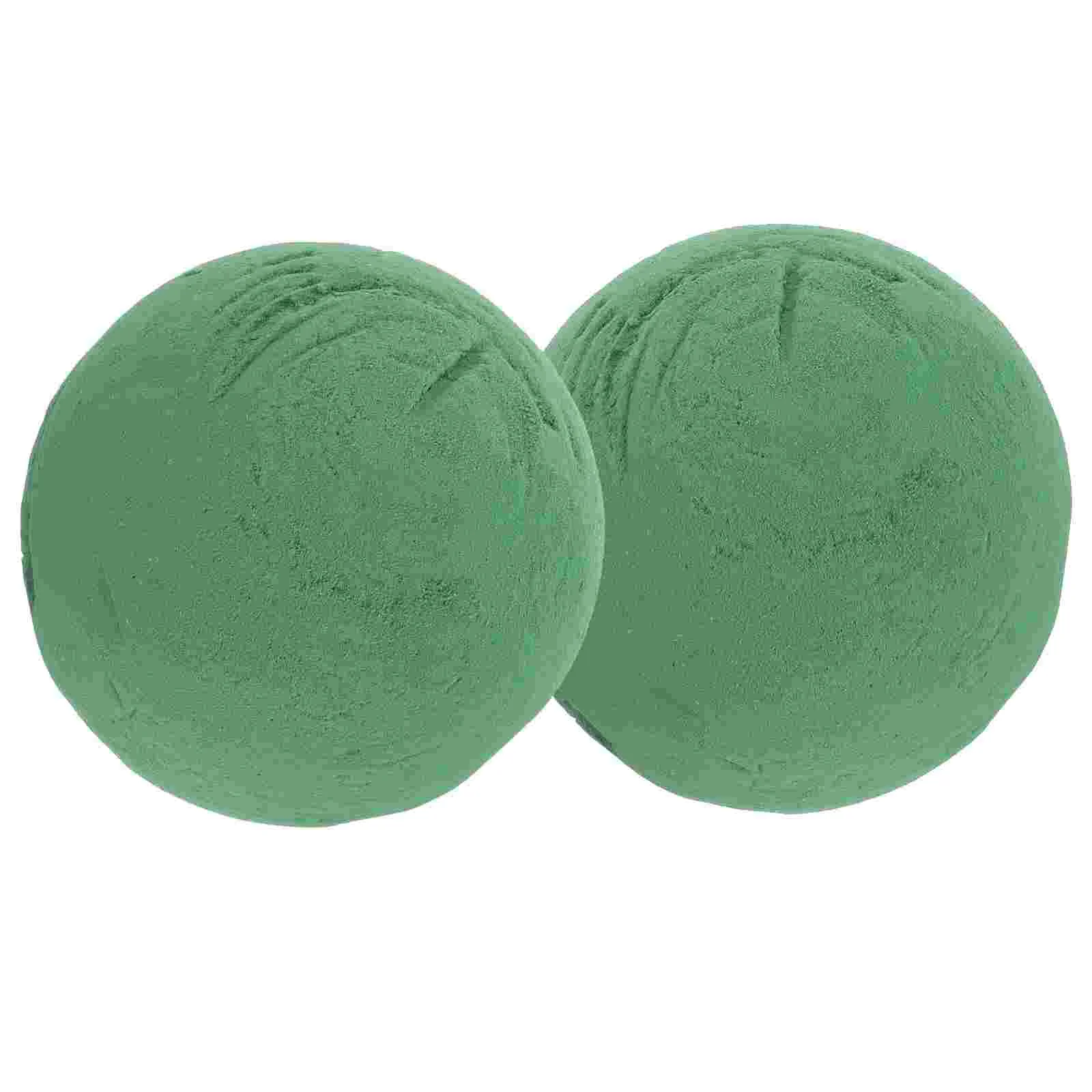2 Pcs Flower Mud Foam Wreath Ball Sphere Wet Suite Floral Foams Fresh Flowers Phenolic Resin Balls