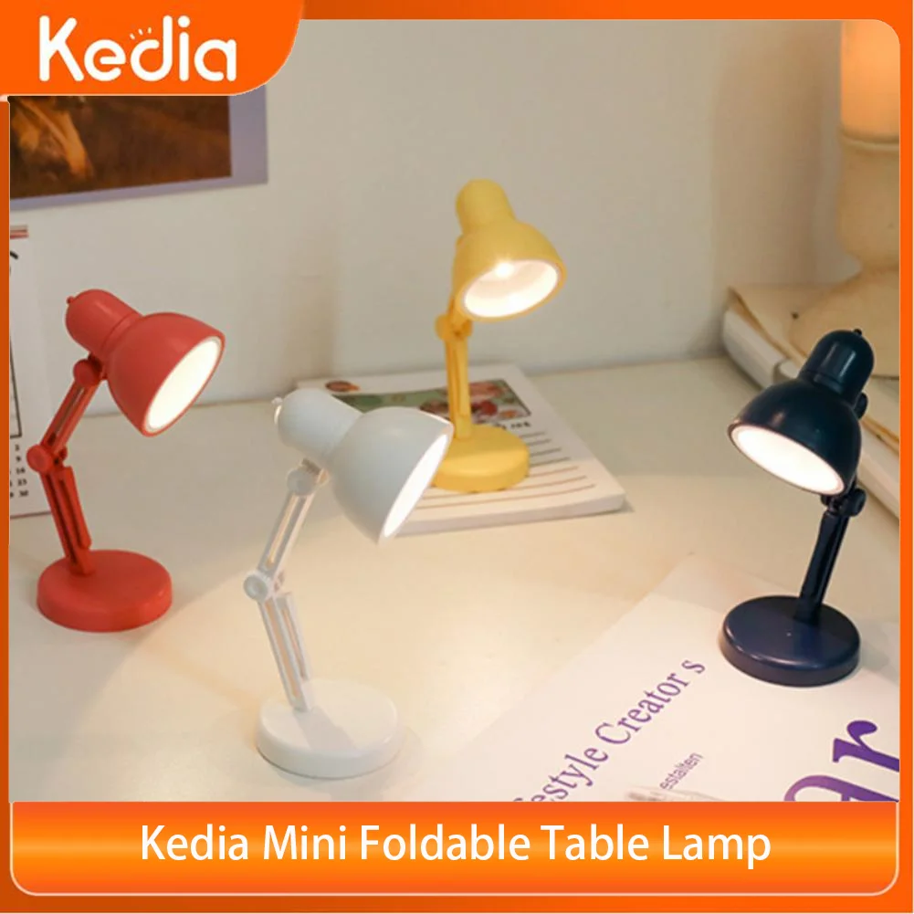 

Kedia Mini Foldable Table Light Eye Protections Night Reading Book Lamps For Home Room Study Travel Portable Magnetic Table Lamp
