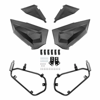 lower half door inserts panels with oem style frame works for 2015 2019 polaris rzr xp 1000 turbos