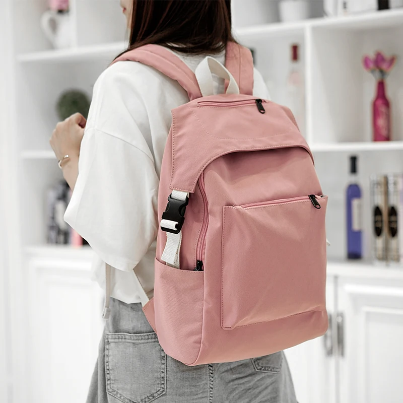Fashion Women Student Backpack New Girls Outdoor Oxford Waterproof School Bag High Capacity Cute Leisure Travel Mochila