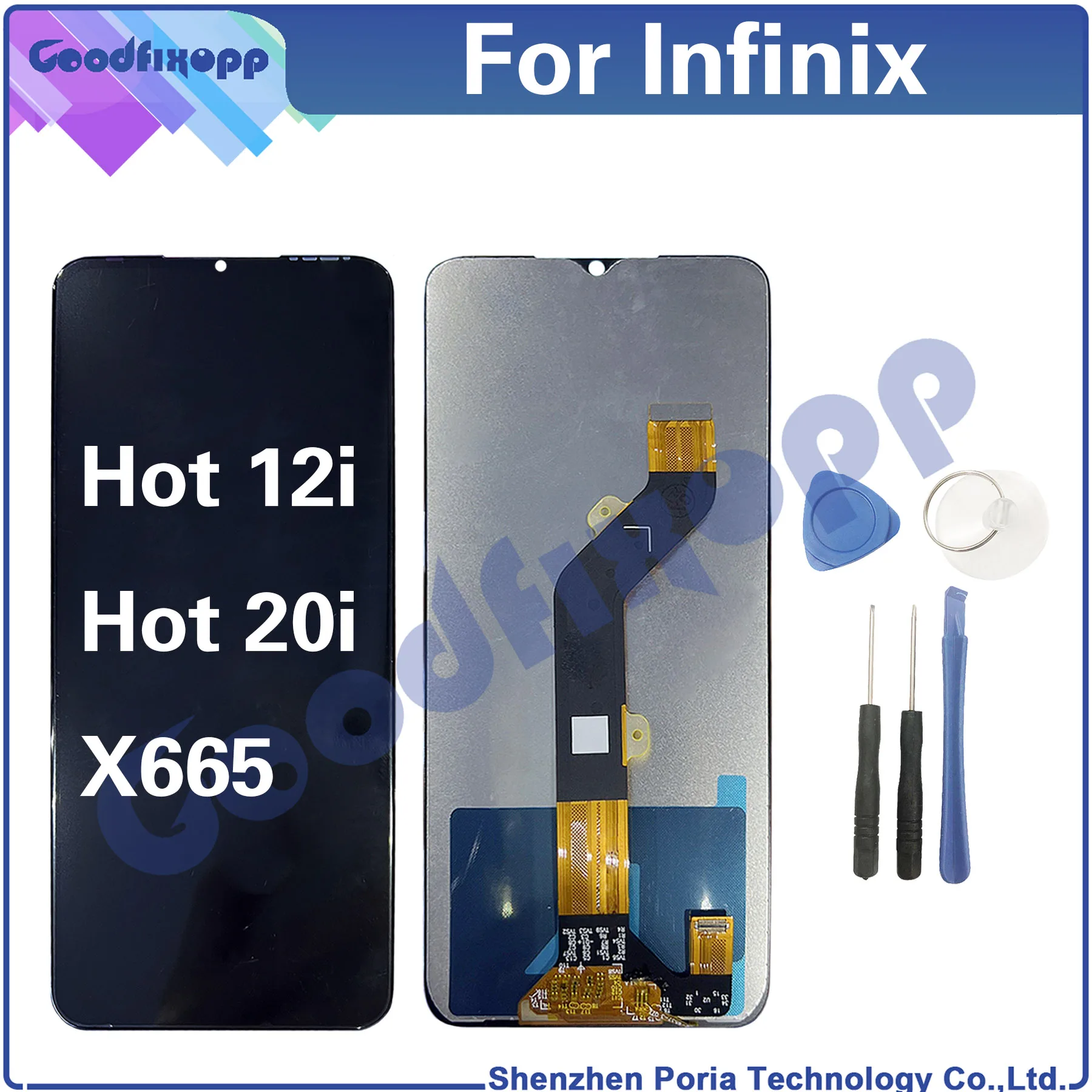 Запасные части для ЖК-дисплея Infinix Hot 20i 12i X665