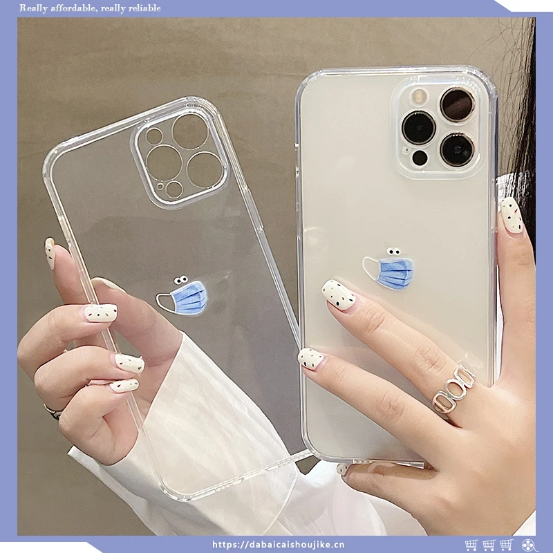 

Funny MaskFor iphone12pro maxApple11/13Phone Casex/xsTransparent8plusSoftxr