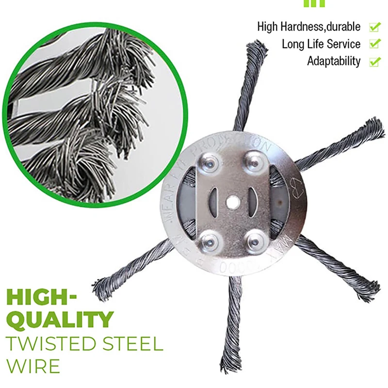 Садовая газонокосилка Головка триммера универсальная стальная проволока