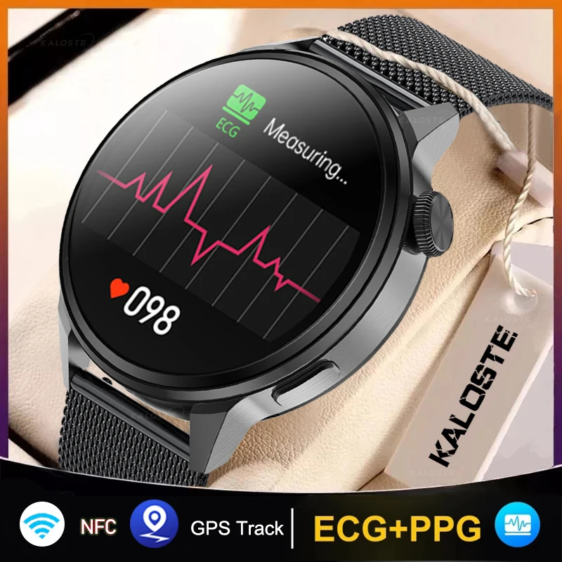 

2022 New NFC Smart Watch Men IP68 Waterproof Bluetooth Call Sport Smartwatch Women Heart Rate ECG PPG Smartwatch For Android ios