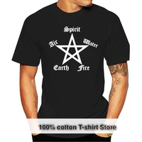 100 cotton tee shirts pentagram t shirt funny t shirt pagan nature retro witchcraft satan irish t shirts