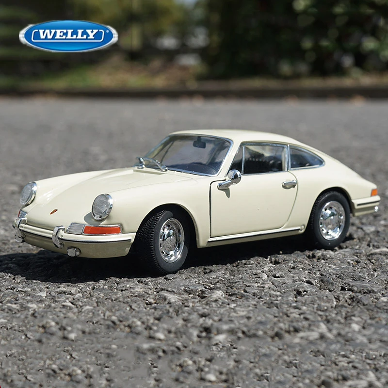 Модель спортивного автомобиля WELLY 1:24 1964 Porsche 911 из сплава литой металлический