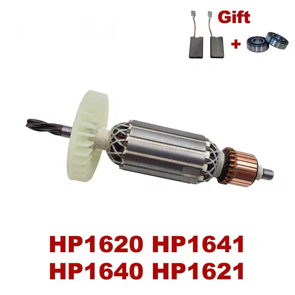 Ротор якоря ударной дрели 220 В-240 В подходит для Makita HP1620 HP1621 HP1640 HP1641 аксессуары