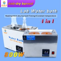 dxy lab water bath 2 holes digital anti dry burned laboratory pid constant temperature heating equipment tank lcd display