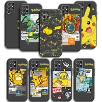 pokemon pikachu phone cases for samsung galaxy a31 a32 a51 a71 a52 a72 4g 5g a11 a21s a20 a22 4g carcasa funda
