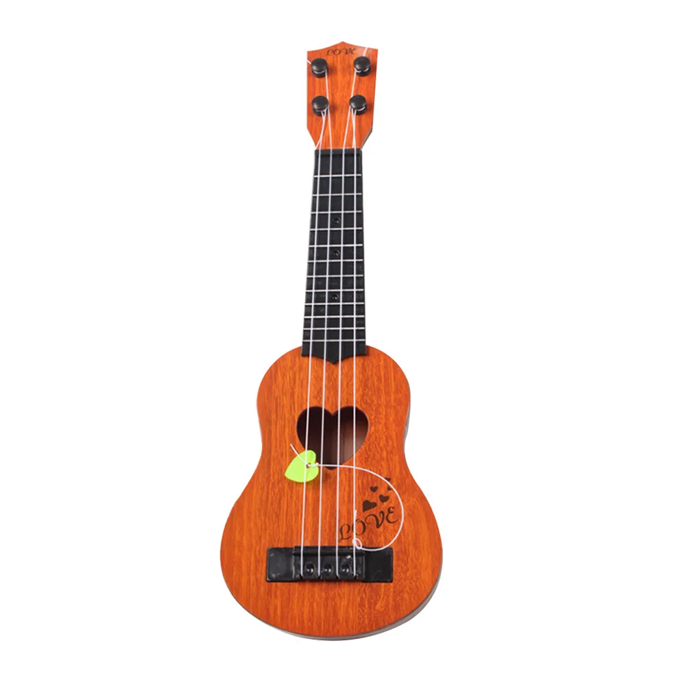 

Carla Kids Guitar Toy Toddler Ukuleles Wood Beginners Infant Developmental Toys