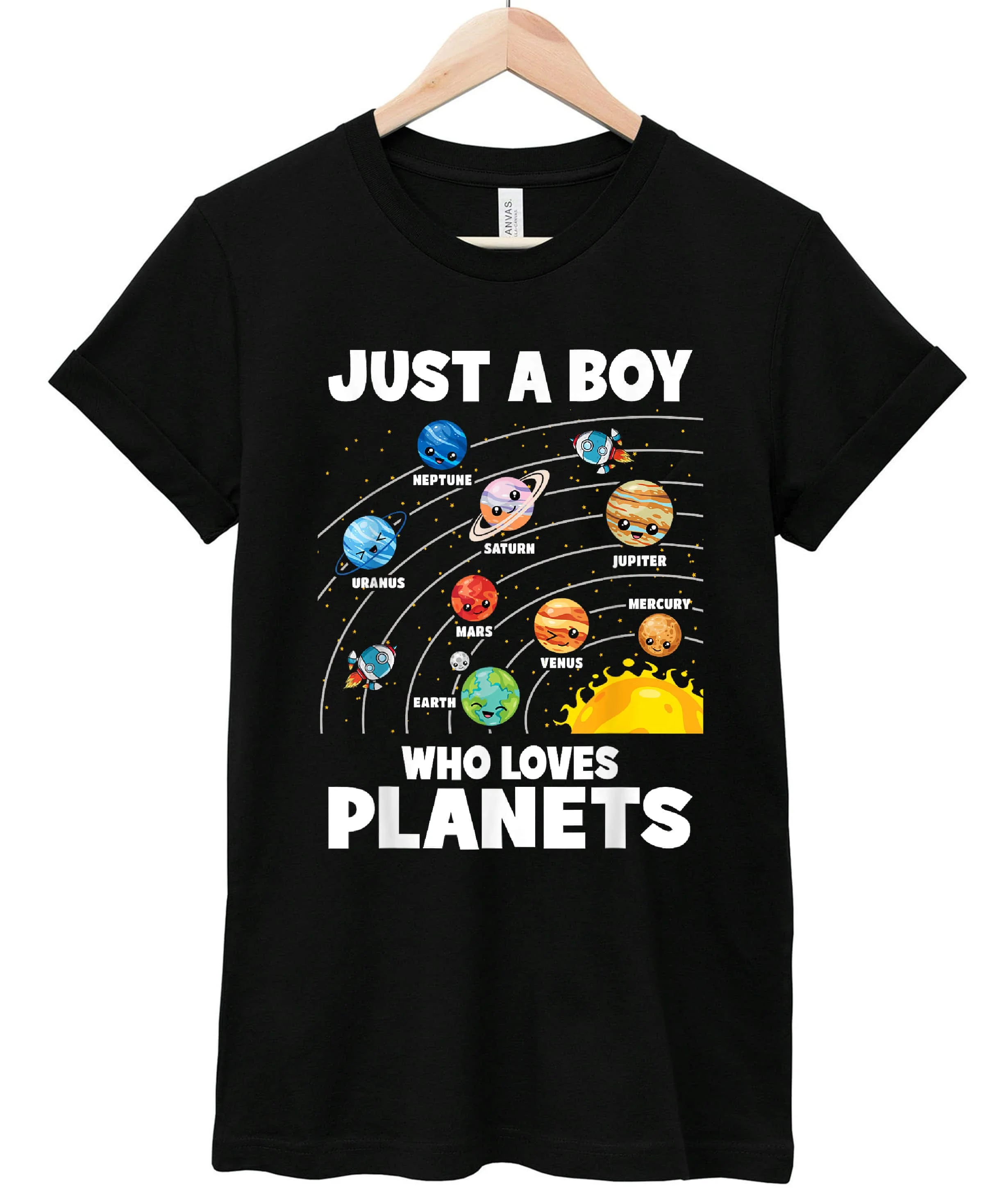 Футболка для мальчиков которые любят планеты солнечную систему астрологию