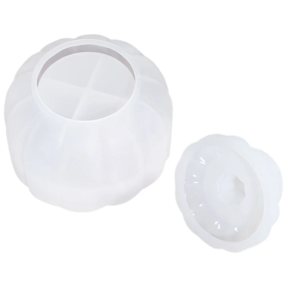

Halloween Pumpkin Candy Jar Mold Silicone Crafts Molds Making Molde Para Resina