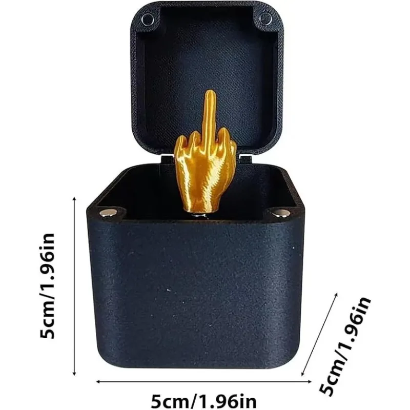 

Подарочная коробка "Средний палец", пластик