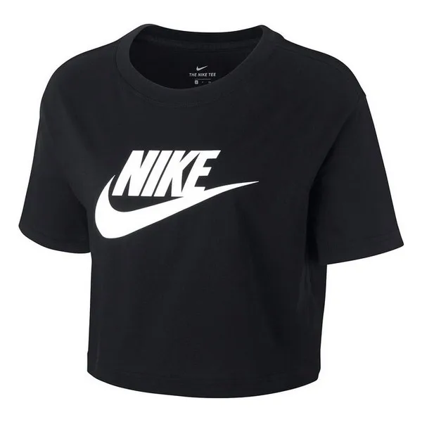 Женское платье, с коротким рукавом, футболка одежда для занятий спортом Nike  Эфирное BV6175 010 черный - купить по выгодной цене | AliExpress