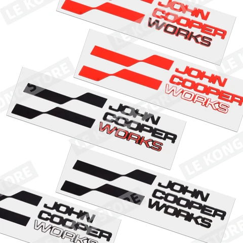 Новый значок John Cooper Works, наклейка на боковой багажник кузова автомобиля, наклейка, эмблема, Аксессуары для Mini Cooper S JCW ONE, металлический Стайлинг автомобиля