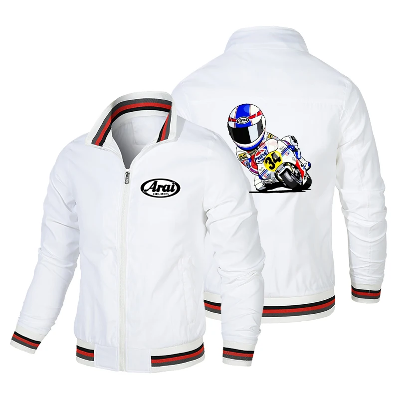 2023 MOTO GP Rothmans Racing 2D Printing Men's Oversized Jacket Mm93 Marquis Cartoon Signature Riding Suit Motorcycle images - 6