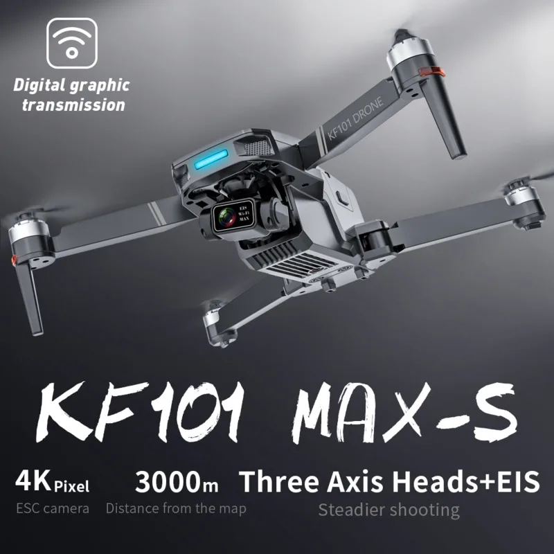 

3-Axis Gimabal Foldable RC Quadcopter Drones Kf101 Max-S/KF101 Max GPS Drone 4K Professional HD Camera 5G Wifi FPV Dron