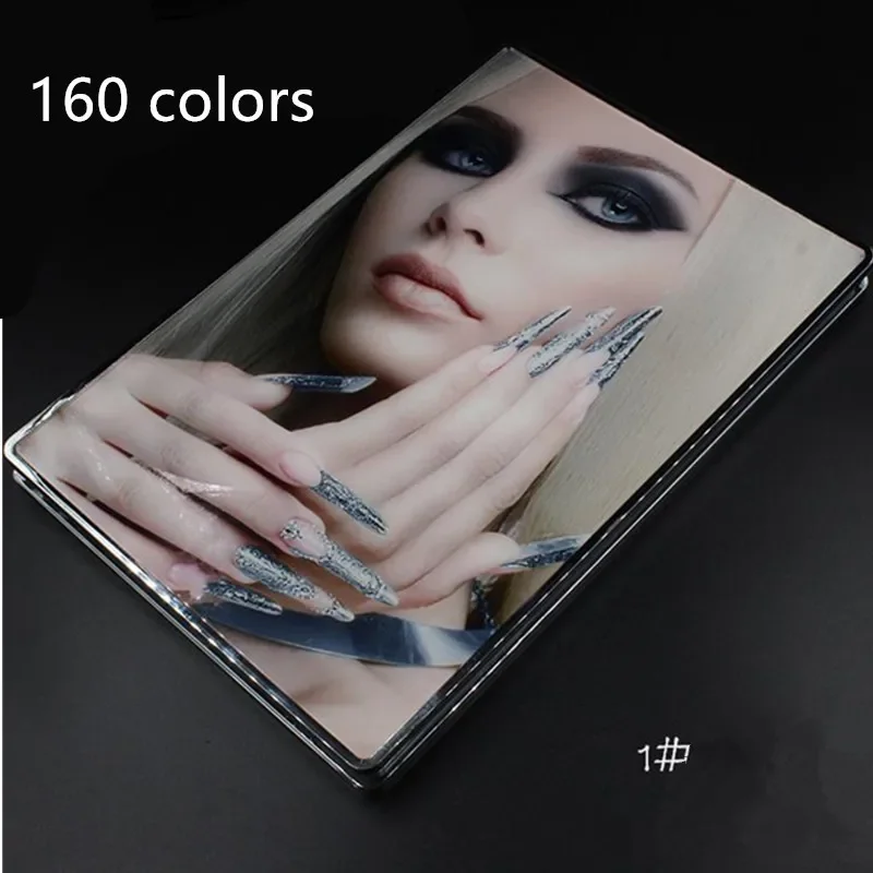 160-цветный Лак Для Ногтей Справочник Гель-лак Цветовая Диаграмма Дизайнерская