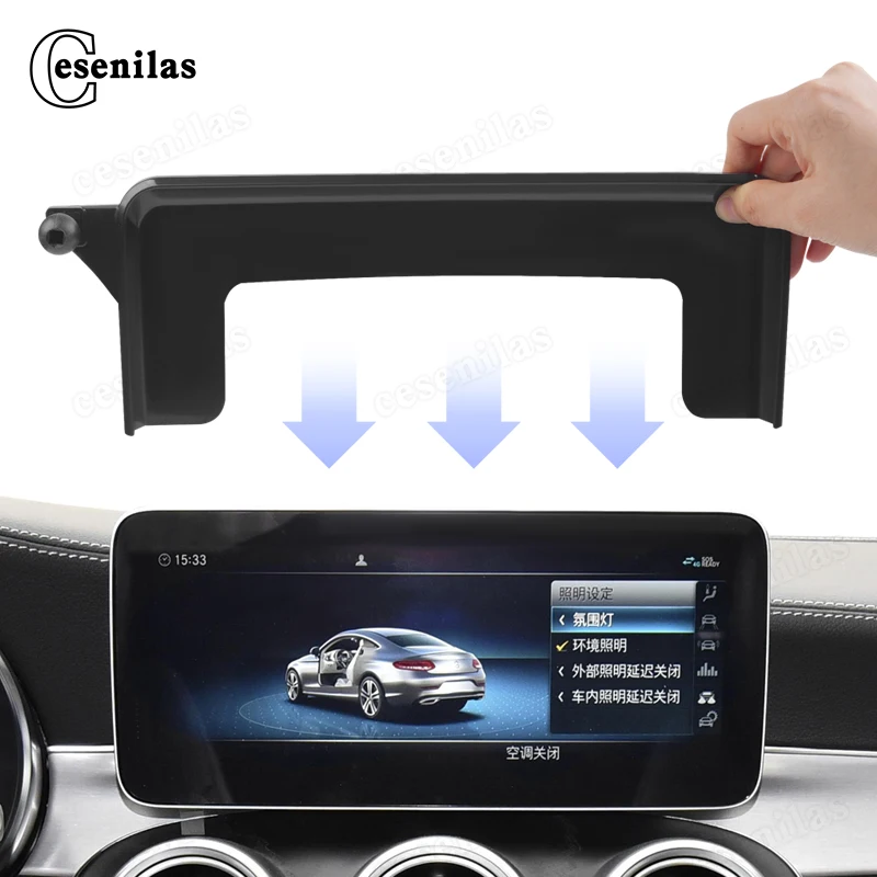 

For Mercedes Benz C V GLC Class W205 W206 W447 X253 Dashboard Mount GPS Phone Holder Screen Fixed Clip Clamp Stand In Car