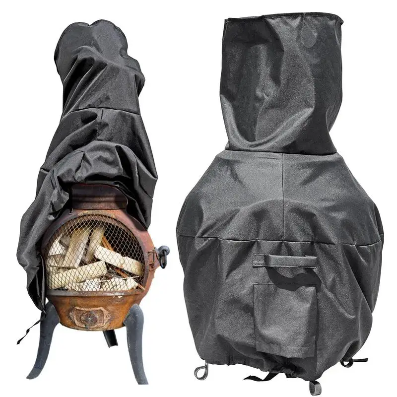 

Противопожарная Крышка для внутреннего дворика 210D, водонепроницаемая плёнка для горелки на дереве, сверхпрочная Крышка для патио, шка ками...