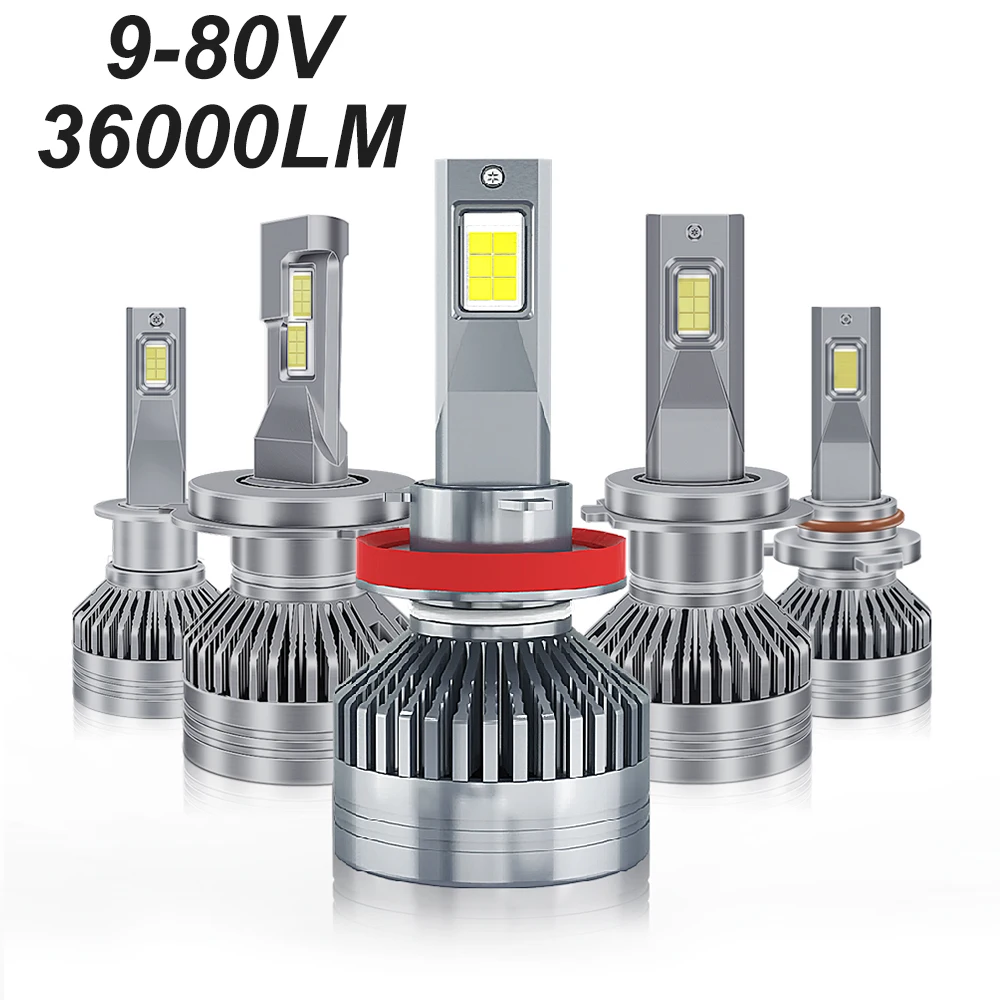 

ASLENT 24V Pickup Car Lights H4 LED H7 H11 9005 9006 H1 H3 Lamp for Car Headlight Bulbs 12V 24V Led Headlight Lamp for Truck