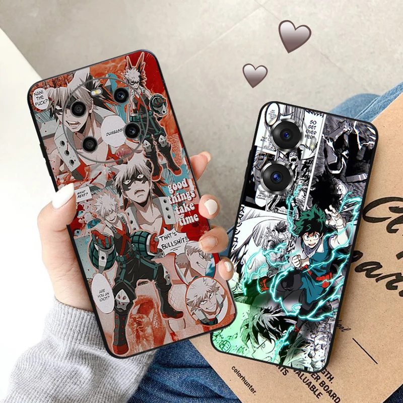 Черные матовые чехлы для телефонов Honor X8b X8 X7 X6 a X9 b 90 70 Magic5 My Hero моя геройская