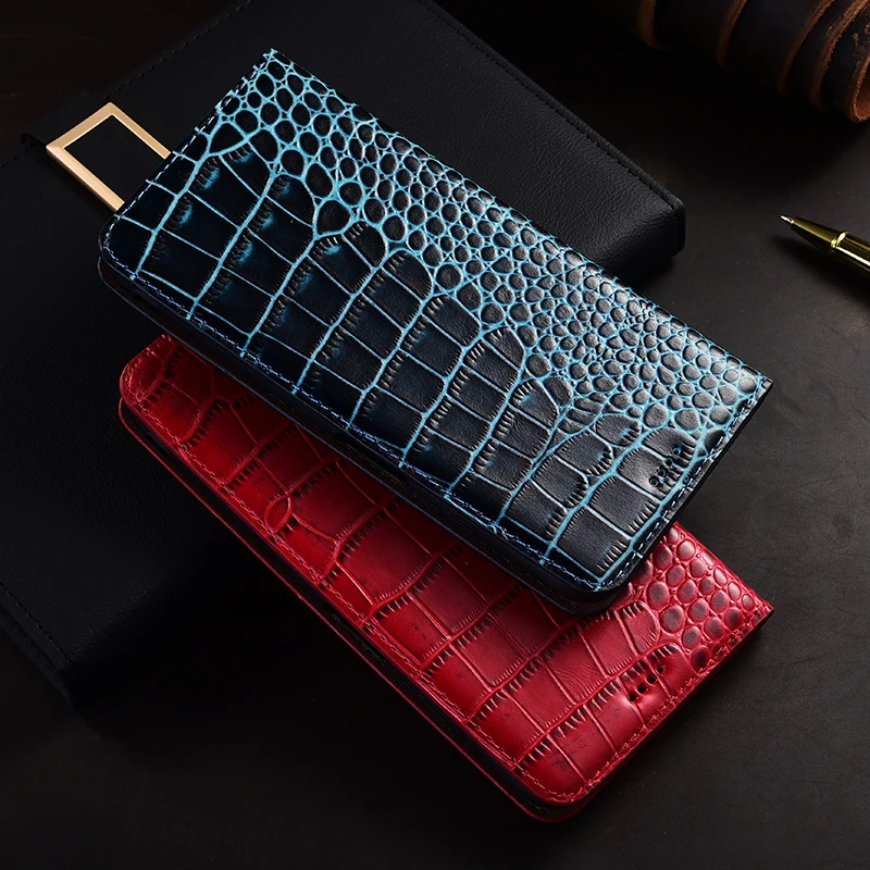 Чехол-книжка из натуральной кожи для Asus Zenfone 5 5S 6 7 8 9 10 11 ZS620KL ZE620KL ZS630KL