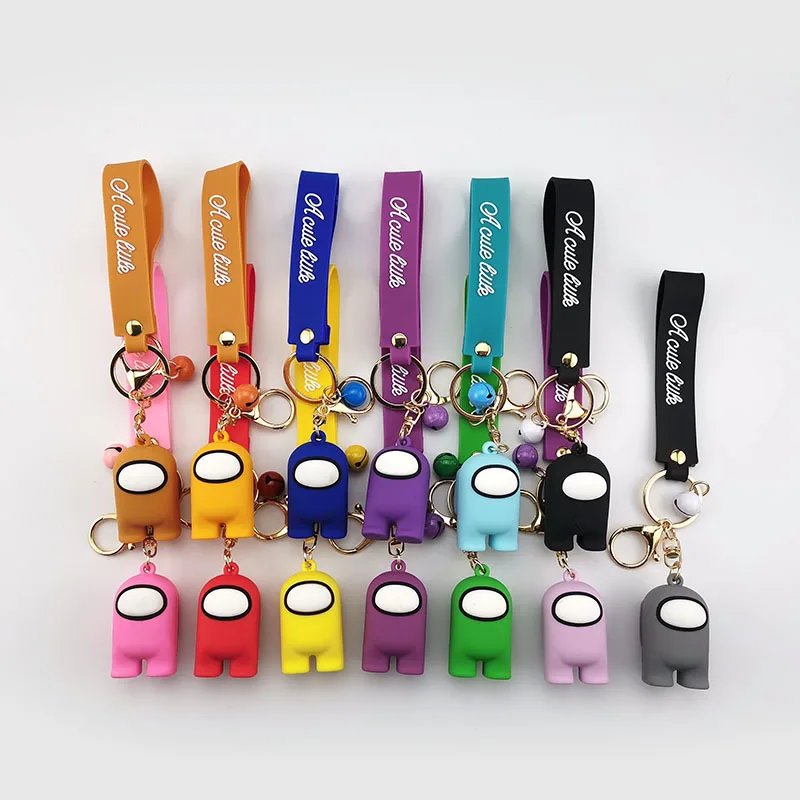 Новые популярные игры среди нас брелок красочный подарок брелки для