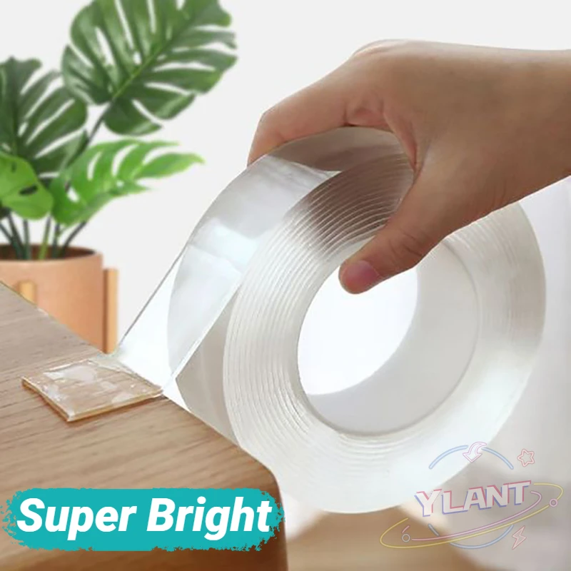 

Лента нано Двусторонняя прозрачная многоразовая, 1/2/3/5 м