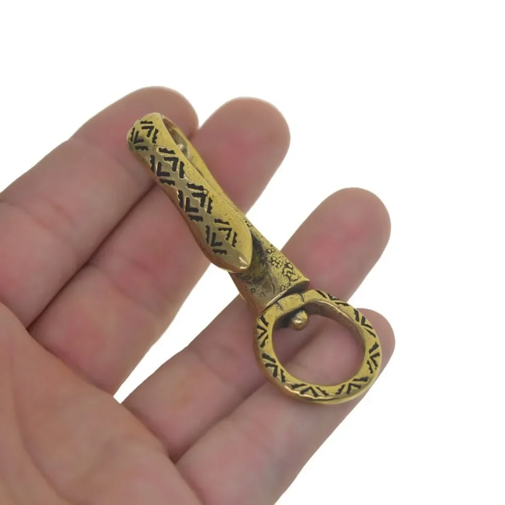 Твердый ретро латунный медный белый поворотный японский U-образный рыболовный