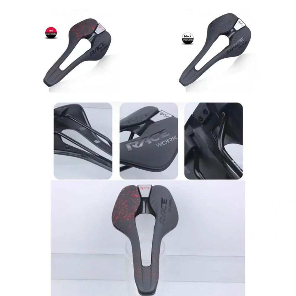 

Bike Saddle Durable Wear Resistant Bicycle Seat Lightweight Double Screw Fixation Bicycle Saddle