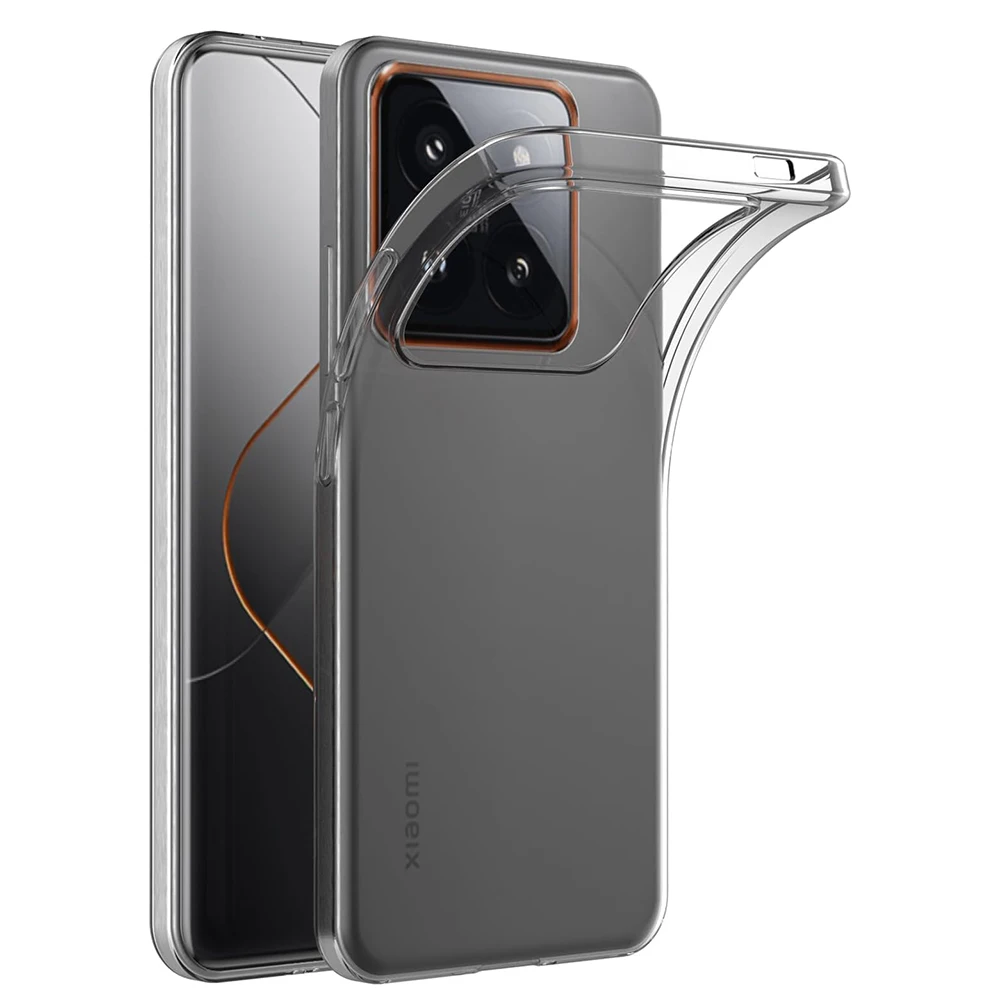 Фото Ультратонкий силиконовый мягкий чехол для Xiaomi 15 15T 14 14T 13 13T Pro, прозрачная защитная задняя крышка для Xiaomi15, противоударный чехол №2