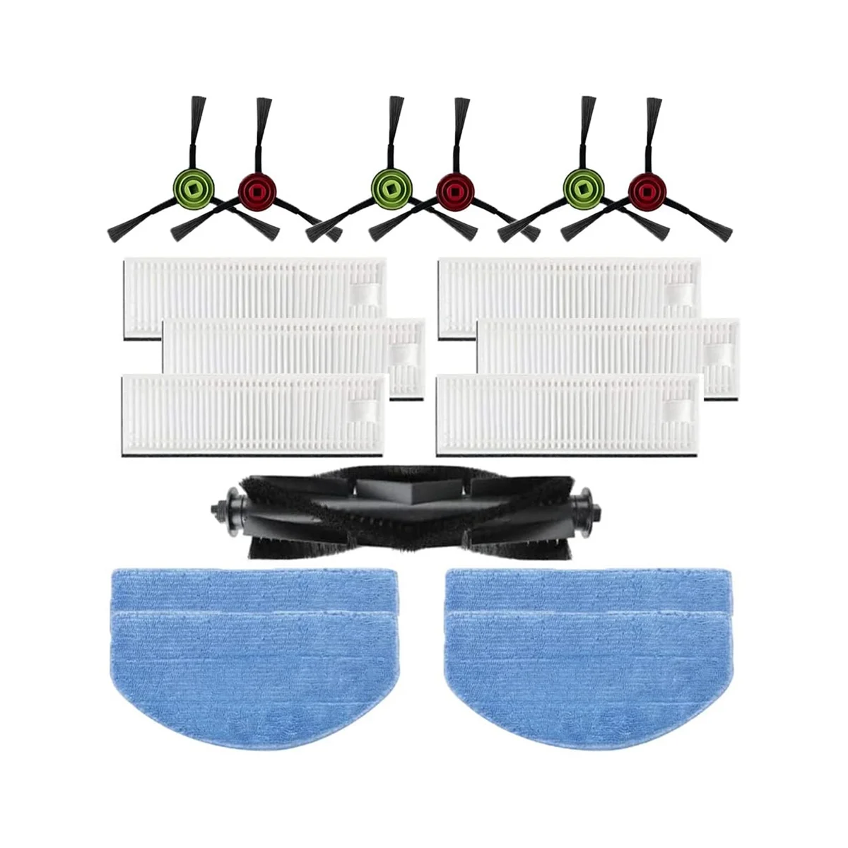 

Accessories for Vacuum Cleaner Robot G8000/G8000 Pro, Main Brush Side Brushes Filters Wipes